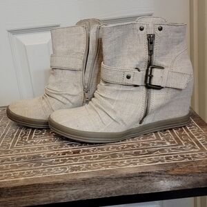 Call it Spring Canvas Booties